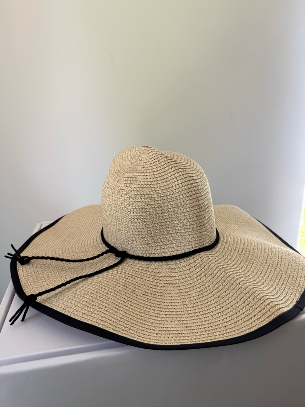 Packable Wide Brim Straw Sun Hat UV Protection New #Lux-T